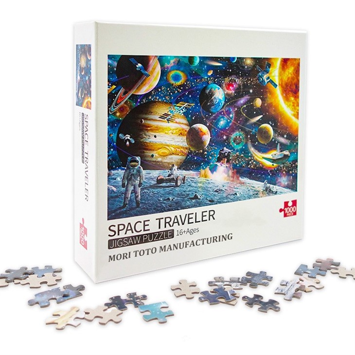 Blue Card Paper Puzzles