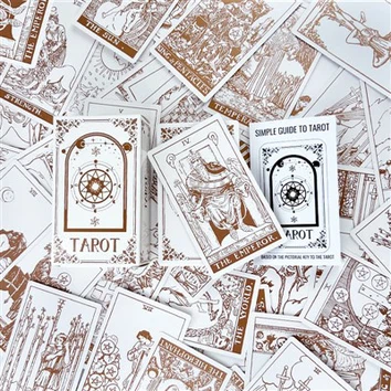 مجموعة كاملة من Waite Tarot مخصصة عبر الحدود